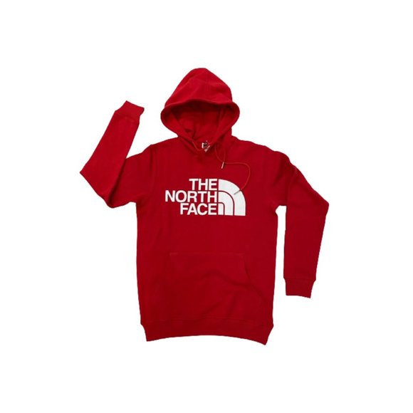 NWT The North Face Half Dome Pullover Hoodie Color Red Size M, L, XL, XXL - Picture 3 of 6